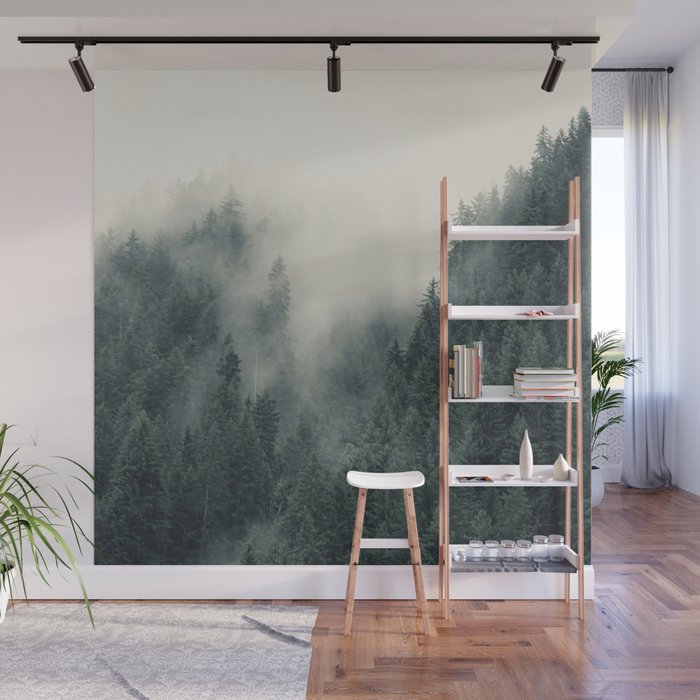 Misty Pines 2 Wall Mural Gallery Image 1