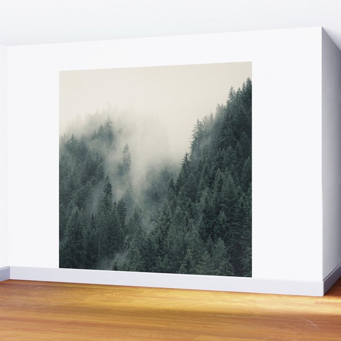 Misty Pines 2 Wall Mural Gallery Image 2