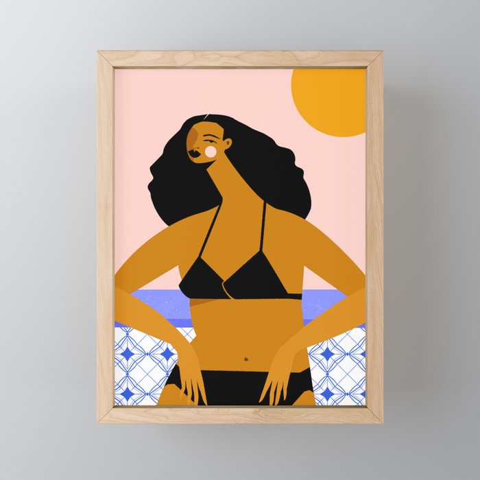 Pool Time Mini Art Print Gallery Image 1