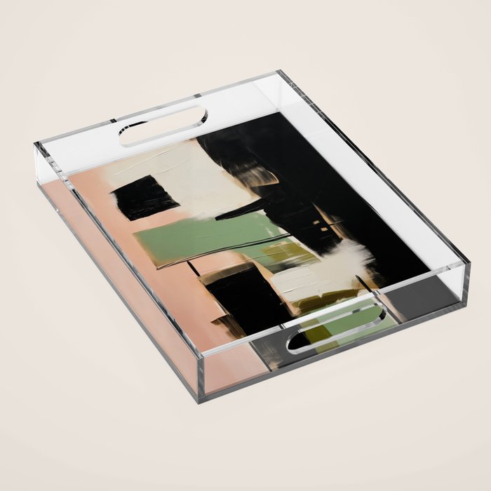 Soft Edge Abstraction 2 Acrylic Tray Gallery Image 1