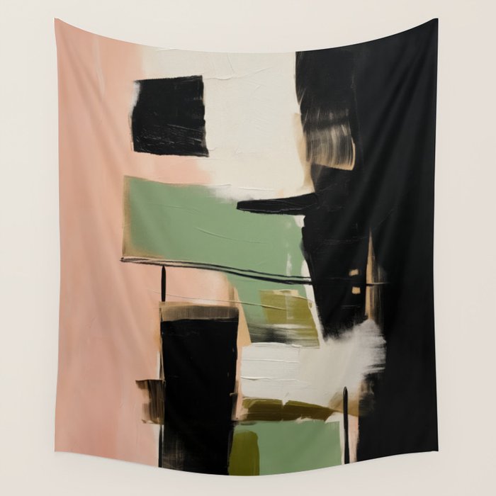 Soft Edge Abstraction 2 Wall Tapestry Gallery Image 4