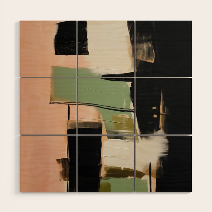 Soft Edge Abstraction 2 Wood Wall Art Gallery Image 1