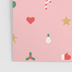 Retro christmas ornament decoration pattern Poster Gallery Image 3