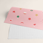 Retro christmas ornament decoration pattern Wrapping Paper Gallery Image 2