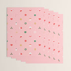 Retro christmas ornament decoration pattern Wrapping Paper Gallery Image 3