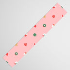 Retro christmas ornament decoration pattern Table Runner Gallery Image 3
