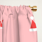 Retro christmas ornament decoration pattern Window Curtain Gallery Image 2
