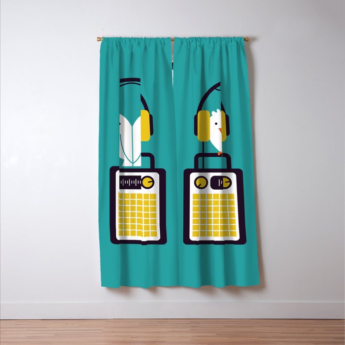 Radio Mode Love Window Curtain Gallery Image 3