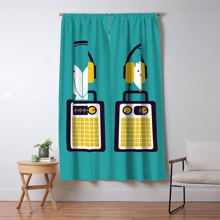 Radio Mode Love Window Curtain Gallery Image 5