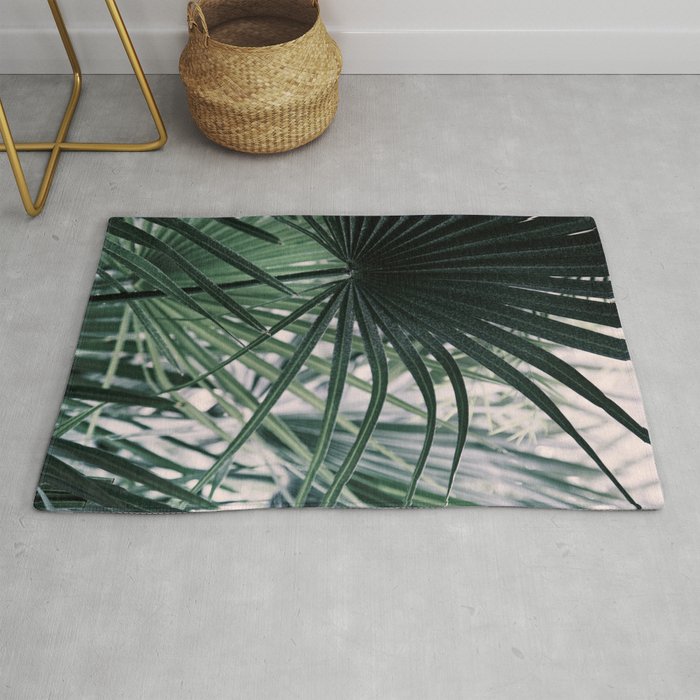 Fan Palms Galore - Tropical Nature Photography Rug Gallery Image 1