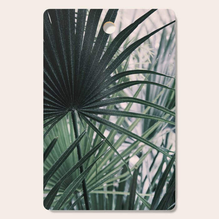 Fan Palms Galore - Tropical Nature Photography Cutting Board Gallery Image 1