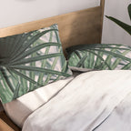 Fan Palms Galore - Tropical Nature Photography Pillow Sham Gallery Image 2