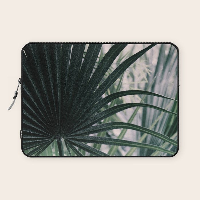 Fan Palms Galore - Tropical Nature Photography Laptop Sleeve Gallery Image 1
