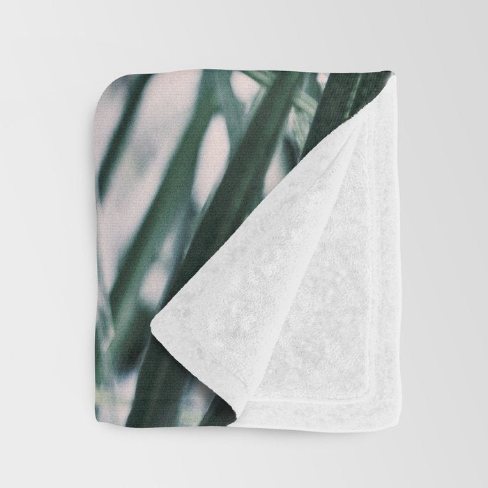 Fan Palms Galore - Tropical Nature Photography Throw Blanket Gallery Image 3