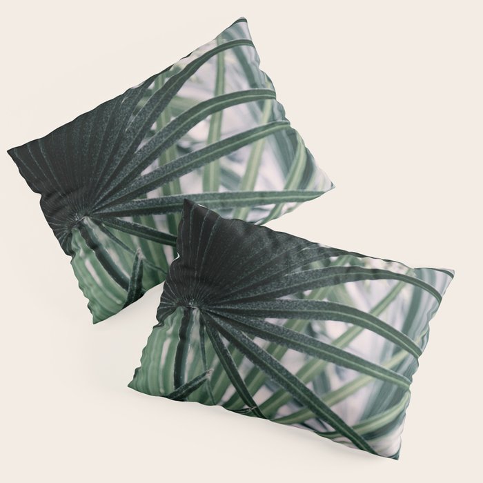Fan Palms Galore - Tropical Nature Photography Pillow Sham Gallery Image 3