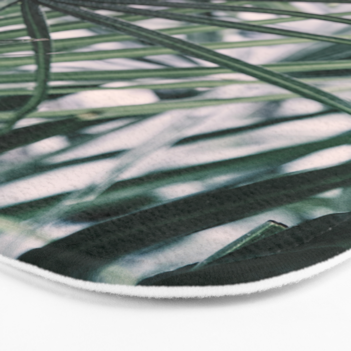 Fan Palms Galore - Tropical Nature Photography Bath Mat Gallery Image 3
