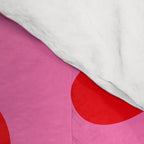 Pink love heart cartoon pattern Comforter Gallery Image 4