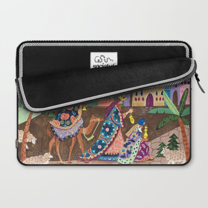 The three Wise Men in Bethlehem Laptop Sleeve Gallery Image 2