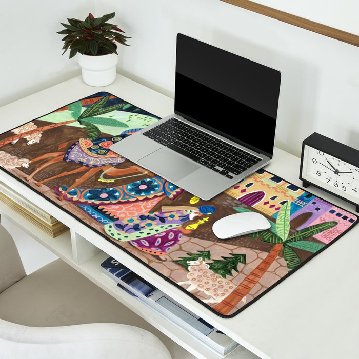 The three Wise Men in Bethlehem Desk Mat Gallery Image 2