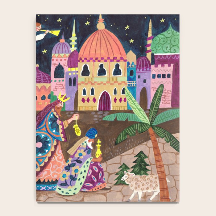 The three Wise Men in Bethlehem Notebook Gallery Image 4
