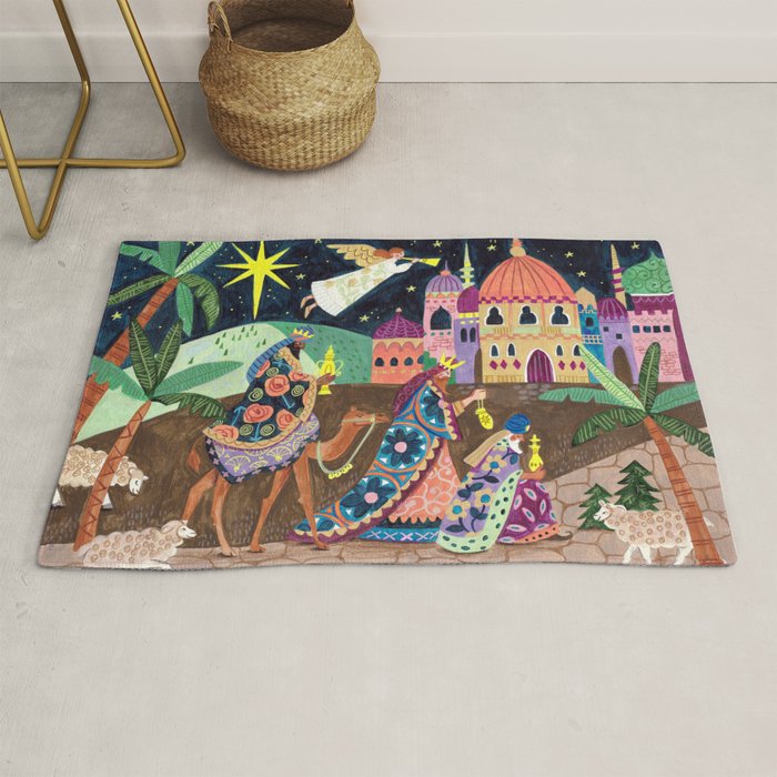 The three Wise Men in Bethlehem Rug Gallery Image 1