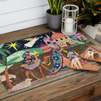 The three Wise Men in Bethlehem Outdoor Rug Gallery Image 2