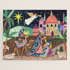 The three Wise Men in Bethlehem Jigsaw Puzzle Gallery Image 1
