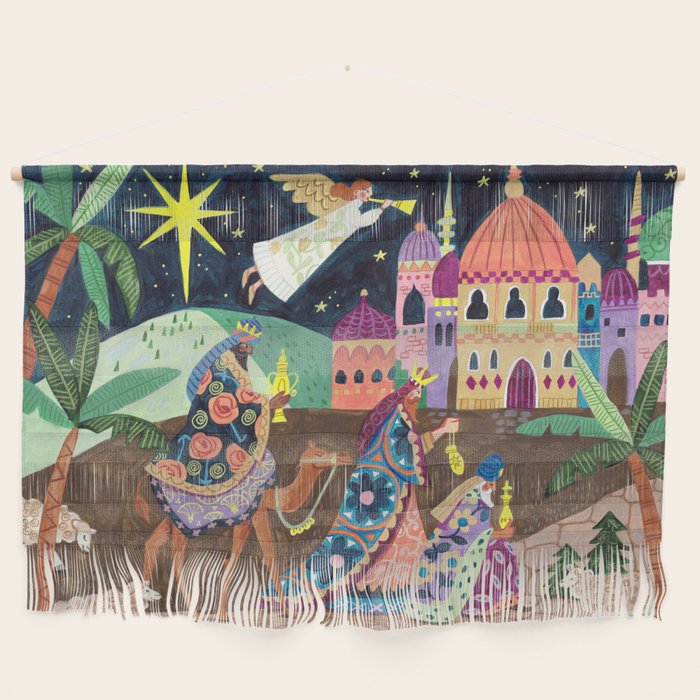The three Wise Men in Bethlehem Wall Hanging Gallery Image 1