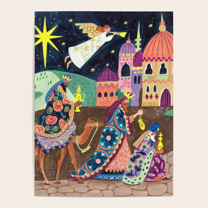 The three Wise Men in Bethlehem Poster Gallery Image 4