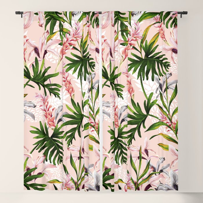 Tropical nature pattern Window Curtain Gallery Image 5