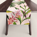 Tropical nature pattern Table Runner Gallery Image 1
