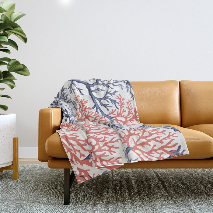 Corals of Aethoria Throw Blanket Gallery Image 1