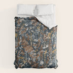 Abstract Forest Night A Comforter Gallery Image 6