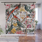 Floral and Birds XXXV Wall Mural Gallery Image 1
