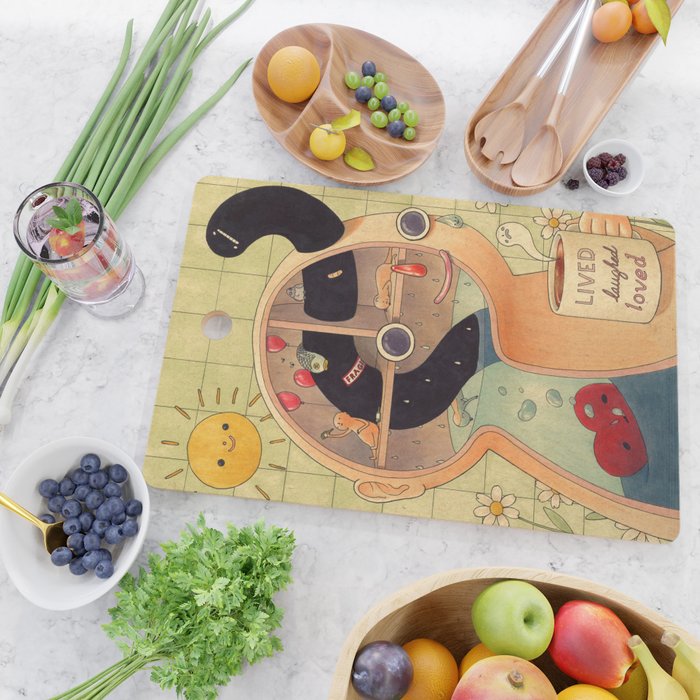 Lived, Laughed, Loved Cutting Board Gallery Image 2