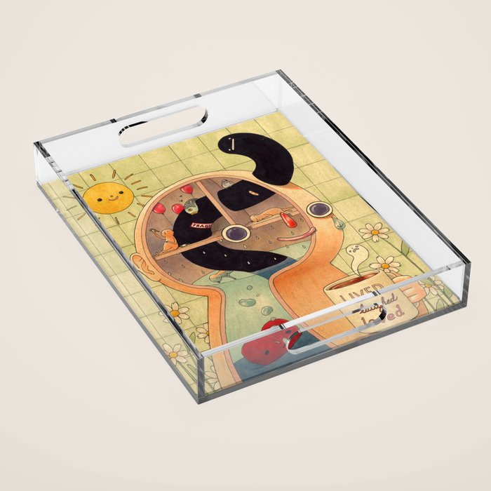 Lived, Laughed, Loved Acrylic Tray Gallery Image 1