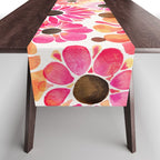 Flower Power - Pink Table Runner Gallery Image 1