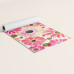 Flower Power - Pink Yoga Mat Gallery Image 2