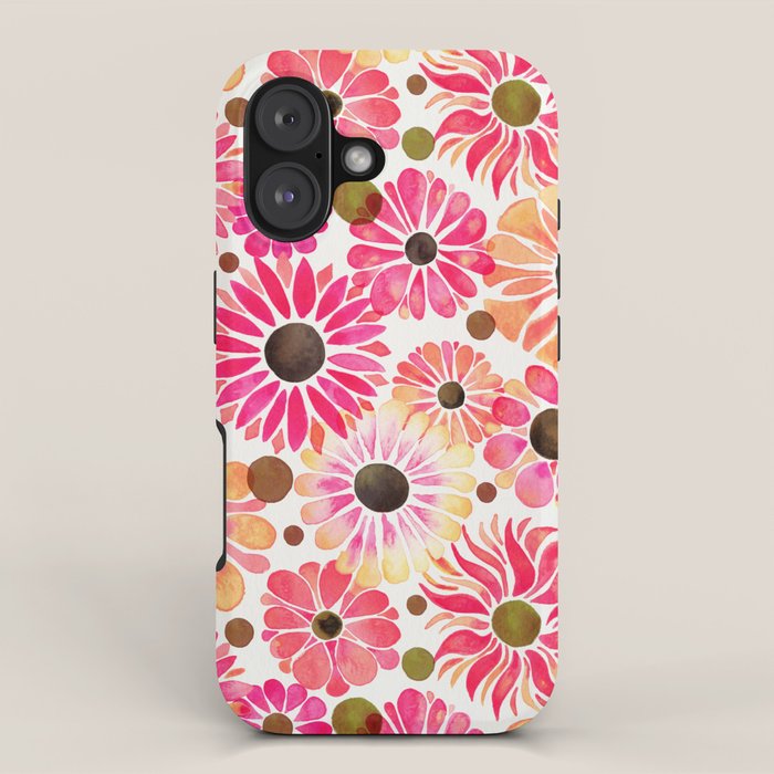 Flower Power - Pink iPhone Case Gallery Image 1
