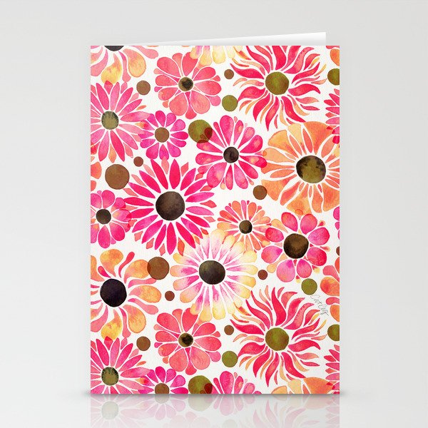 Flower Power - Pink Stationery Card Gallery Image 2
