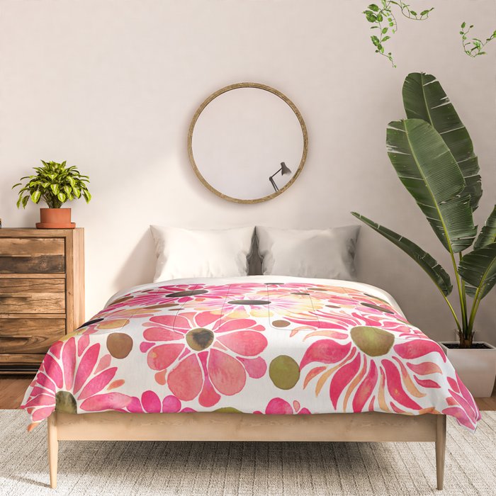 Flower Power - Pink Comforter Gallery Image 3
