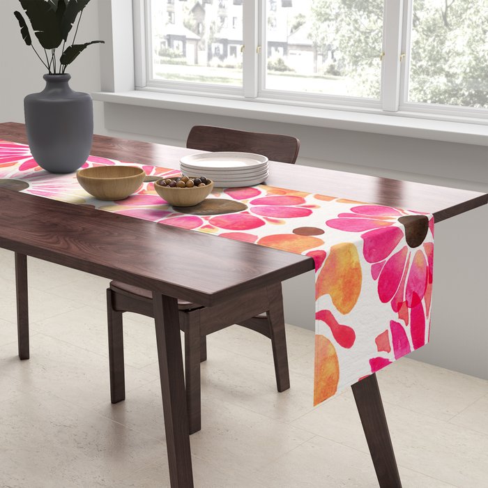 Flower Power - Pink Table Runner Gallery Image 2