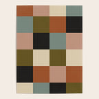 Bold Colorful Checks Pattern - Large II Poster Gallery Image 4