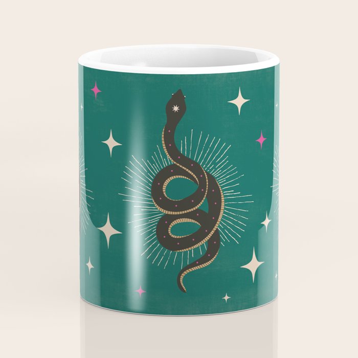 Slither - Green Coffee Mug Gallery Image 4