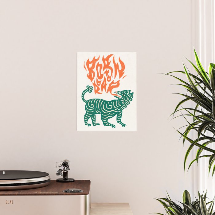 Born to roar Tiger Poster Gallery Image 2