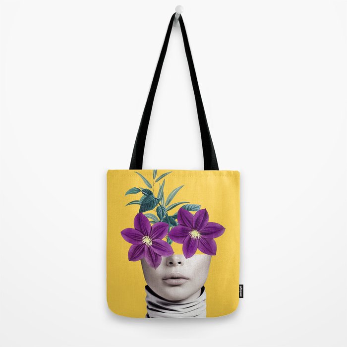 Floral Portrait 2 Tote Bag Gallery Image 2