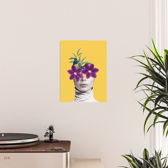 Floral Portrait 2 Poster Gallery Image 2