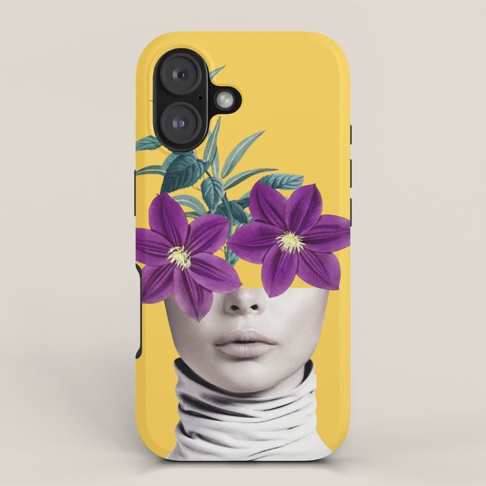 Floral Portrait 2 iPhone Case Gallery Image 1