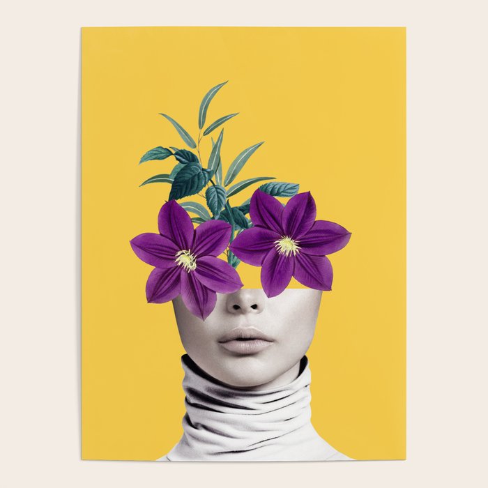 Floral Portrait 2 Poster Gallery Image 1