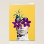 Floral Portrait 2 Stationery Card Gallery Image 2